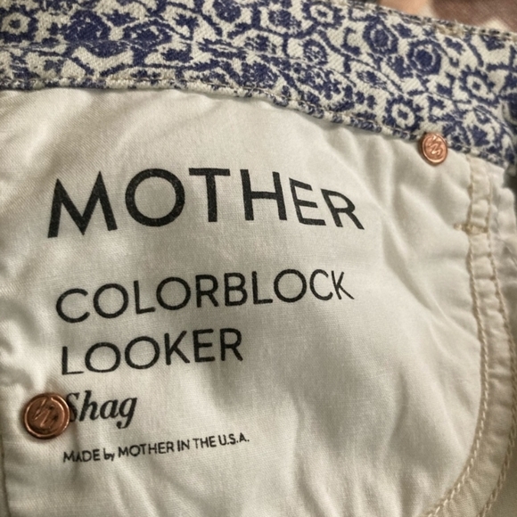 MOTHER Colorblock Looker Jeans in Shag Wash size 29 - Picture 5 of 6